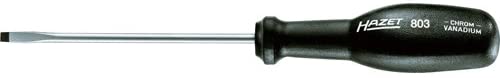 HAZET 803-55 Slot Profile Trinamic Screwdriver with Burnished Tips Chrome-Plated