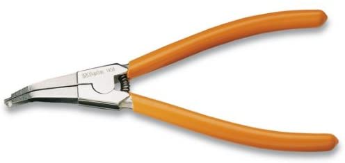 Beta 14580001 Model 1458 External Butt-ended Circlip Pliers, 30mm-100mm Cap, Orange