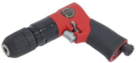 Neilsen CT1086 3/8in Keyless Reversible Air Drill 10mm Drill Size 1800rpm Max Speed 6.3bar Air Pressure 4cfm Air Consumption 1/4in BSP Air Inlet 3/8in Air Hose Reverse Valve Easy Access - Image 2