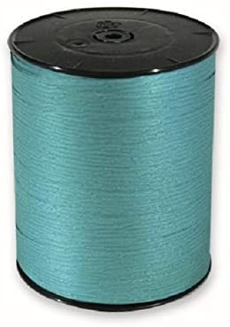 Clairefontaine 601564C, One Roll of Matte Ribbon, Dimensions: 250m x 10mm, Colour: Turquoise, Decorative gift ribbon, DIY