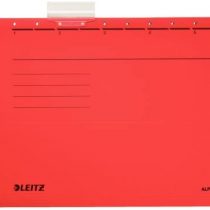 Esselte Leitz Alpha 19853025 Suspension File Coloured Chipboard Pack of 5 Red