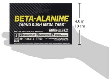 OLIMP SPORT NUTRITION Olimp Labs Beta-Alanine Capsules, Carno Rush, Pack of 80 Mega Tablets, BETA-Alanine CARNO Rush - Image 3