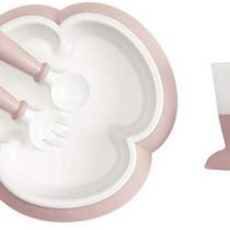 BABYBJÖRN Baby Feeding Set, Plastic, Powder Pink
