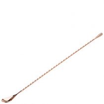 Utopia Cocktail Spoon, F92075-000000-B01012, Teardrop Copper Cocktail Mixing Spoon 15.75" (40cm) (Box of 12)