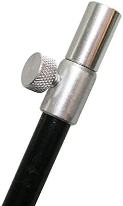 Set of 4 Aluminium Banksticks, 50-90 cm, Rod Holders, Black - Image 2