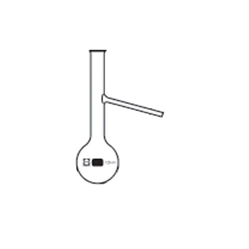 DURAN 21 653 24 Engler Flask with Side Outlet, 100ml Capacity (Pack of 10) - Image 2