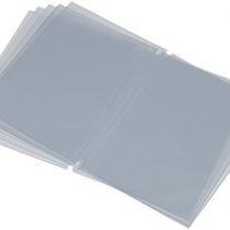 Securit Double Inserts for Menu/ Wine List Holders Transparent - A5, Set of 10