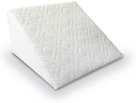 Wedge Pillow Orthopaedic Acid Reflux Back Bed Support with Cover Washable, White, 51x46x28 cm (Pack of 1) - Image 3