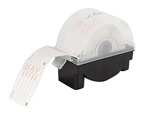 "Vogue CK893 Prepared Day Labels With Dispenser, 2" (Pack of 500)", White, 49mm x 65mm