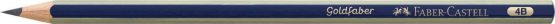 Faber Castell Gold 1221 4B – Pencil, 12 Units, Black - Image 2