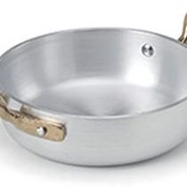 Pentole Agnelli 1932 Collection Line Omelette Pan with 2 Little Handles, Diameter 14 cm, Aluminium, Silver, 14 x 14 x 4 cm