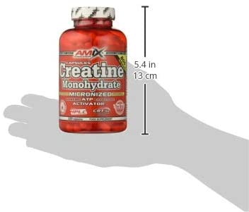 AMIX, Creatine Monohydrate, 220 Capsules, Dietary Supplement, Improves Physical Performance, Ideal for Athletes - Image 3