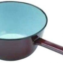 IBILI Saucepan conical 18 cm of enamelled steel in brown, Stainless Steel, 18 x 18 x 5 cm