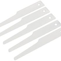 Sealey SA34/B24 Air Saw Blade, 24tpi, 158mm x 44mm x 8mm, White, Pack of 5