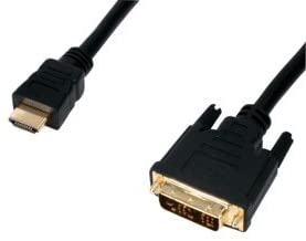 World of Data - 1.5m HDMI to DVI Cable - 1080p (Full HD) / v1.4 / Video/DVI-D (Single Link) / 24k Gold Plated - Image 3