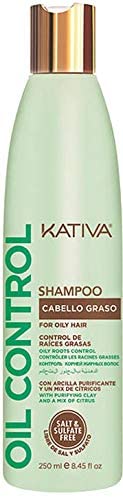 KATIVA Oil Control Shampoo, Multicoloured, Orange, 250 Mil, 250 ml (Pack of 1)