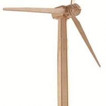 Quay P183 Wind Turbine Woodcraft Construction Kit FSC, Brown