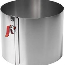 Lares Tall Cake Ring with Clamping Lever, 17 - 30 cm, Height: 15 cm