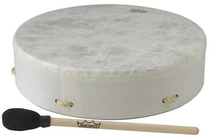 Remo E1-0314-00 3.5 x 14-inch Buffalo Drum with Plastic Mallet, Standard, 14 x 3.5"
