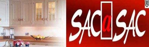 SACASAC ® Bread Bag Long Conservation- Pattern peppers - 2 thicknesses including 1 micro-breathable. 42 X 5 X 35 cm. French creation - Image 3
