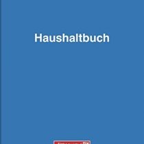 Brunnen Household Account Book/Glossy Card/with Expenses Form / 205mm x 260 mm /16 / Blue