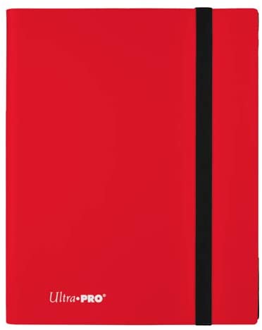 Ultra Pro - Eclipse 9-Pocket Pro-Binder - Apple Red, 2.5 x 3.5 inches