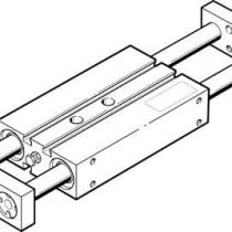 Festo 162017 Model DPZJ-10-25-P-A-KF-S2 Twin Cylinder