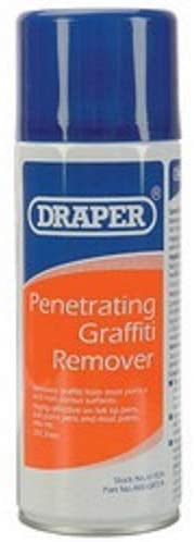 Draper 41924 400ml Penetrating Graffiti Remover, Blue, 400 ml
