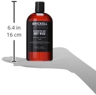 Brickell Men's Invigorating Mint Body Wash for Men Natural and Organic Deep Cleaning Shower Gel with Aloe, Glycerin - Image 2