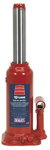 Sealey Sj10 Bottle Jack 10Tonne, White, 10 Ton - Image 3