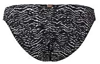 O'NEILL PW Rita Mix Bikini Bottom for Women womens, 0A8520, Black Aop w/Green, 9-Aug, Black Aop W/ Green - Image 2