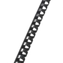Leitz 12 mm Plastic Comb Binding Spine - Black (Pack of 100)