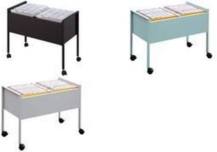Durable Eco Suspension File Trolley 100 Duo, Black, 760 x 592 x 425 mm - Image 3
