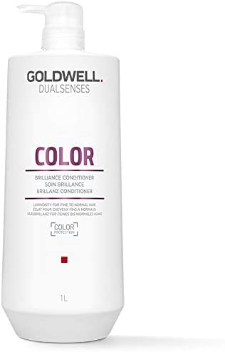 Goldwell Dualsenses Color Brilliance Conditioner, for Fine to Medium Hair Instantly Detangles, 1L, White, 1 l (Pack of 1)