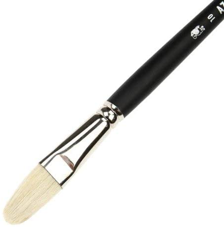 Winsor & Newton Azanta Black Brush for Oil and Acrylic Painting Wood, Transparent, Filbert - 17mm Nr. 10 - Image 3