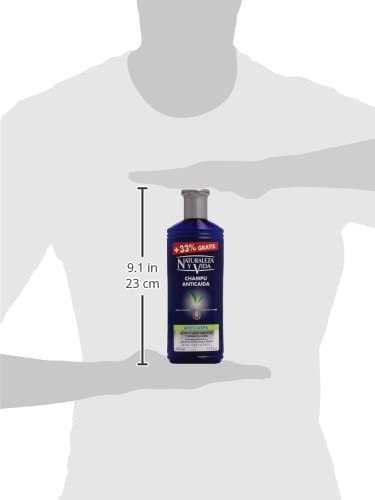 Nature and Life - Anti-Hair-Loss Shampoo - Nourishes the Scalp and Controls Dandruff - 400 ml, white, 300 ml (Pack of 1) - Image 3