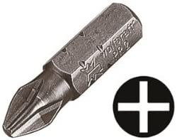 wolfcraft Solid Bits, Crosshead (PH 2) I 1331000 I Solid bits, Silver, Variety pack