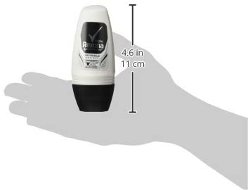 Rexona Men Roll-On Invisible on black and white clothes, antiperspirant deodorant, 6 x 50 ml, 50 ml (Pack of 6) - Image 4