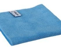 Vikan 691133 Professional Microfibre Cloth, Blue, 320mm Length, 320mm Width, 3mm Height, Pack of 5