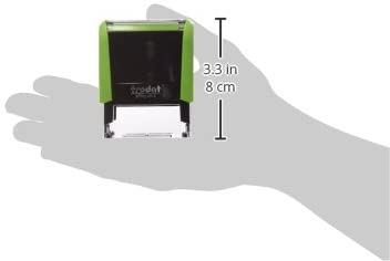 TRODAT TIMBRO AUTOINCH PRINTY4912 ECO Verd, Black / Green, 47 x 18 mm - Image 2
