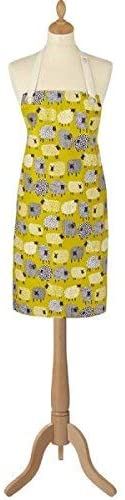 Ulster Weavers Dotty Sheep Cotton Apron, With Cute Animal Hand Drawn Design, Yellow, For Kitchen and Barbecue - Image 3