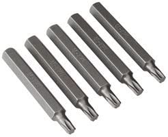 Sealey Tx40L5 TRX-Star T40 Bit Long Pack of 5, Silver, 148mm x 95mm x 14mm