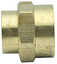 LTWFITTING Brass BSP Pipe Fitting 3/4 x 1/2 Female BSPP Reducing Coupling Water Boat (Pack of 5), 3/4" BSPP Female x 1/2" BSPP Female