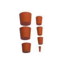Neolab 1 – Rubber bung, 32 mm x 26 mm/30 mm high – Red (Pack of 5)