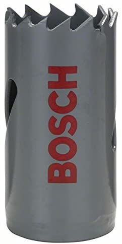 Bosch Professional 1x Hole Saw HSS Bi-metal for standard adapter (for various materials diameter 27 mm, Accessory Rotary Drill)