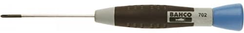 Bahco 702-1-75 Precision Pozidriv Screwdriver, Multi-Colour, PZ-1 162 mm