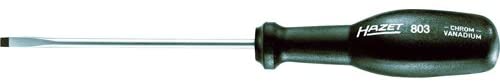 HAZET 803-100 Slot Profile Trinamic Screwdriver with Burnished Tips - Chrome-Plated, 1,6 x 10 mm