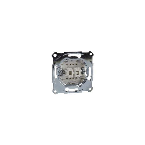 Schneider Electric mtn3155 - 0000 Double Switch 10 A 250 V, black