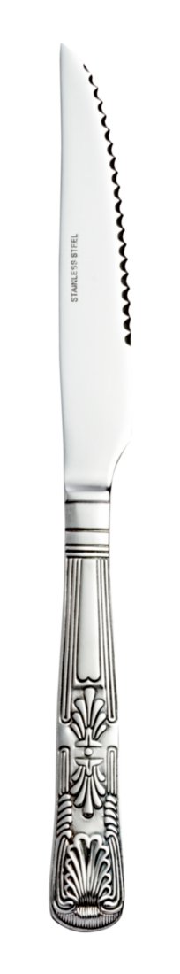 12X Olympia Kings Steak Knife 238mm Stainless Steel Knives Blade Restaurant, Silver, 240mm