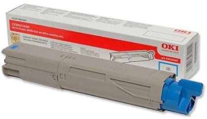 OKI Toner Cartridge for C3450 Desktop Colour Printers 2500 Pages - Cyan, 1
